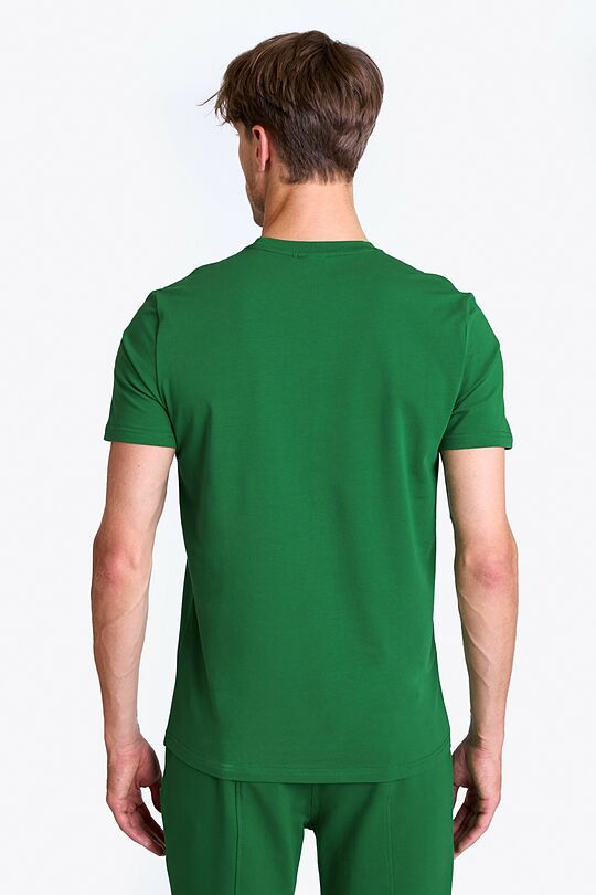 Short sleeves cotton T-shirt Winter way 2 | GREEN | Audimas