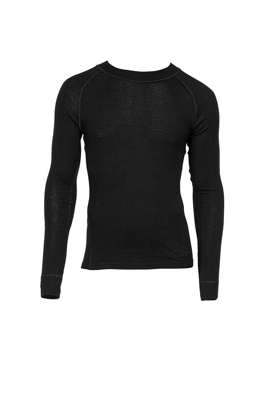 Merino baselayer long sleeve top 1 | BLACK | Audimas