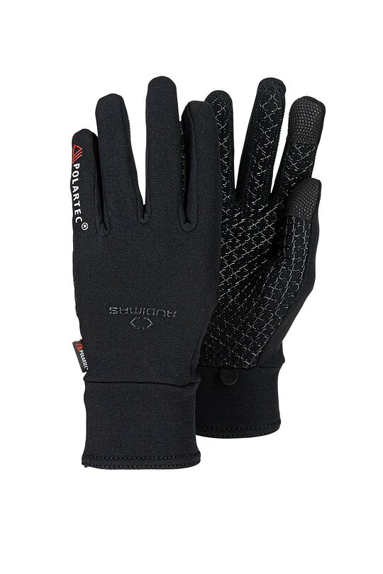 Polartec grip gloves 1 | BLACK | Audimas