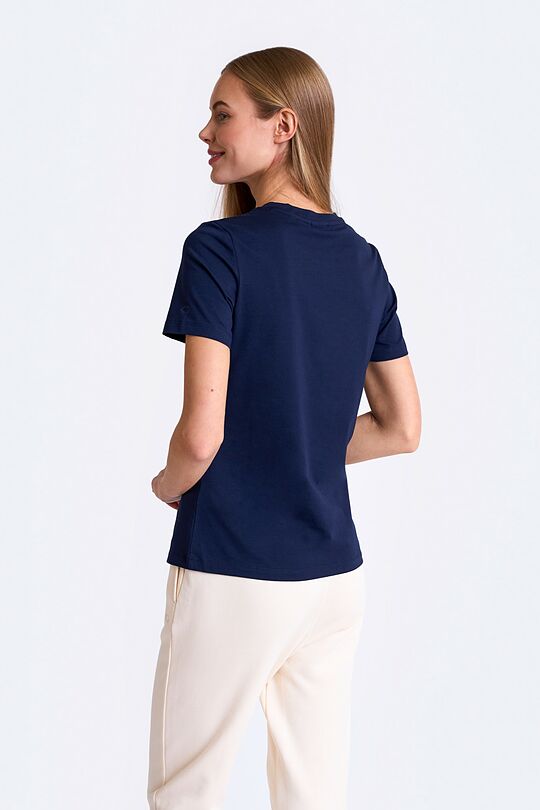 Cotton short sleeve T-shirt 2 | BLUE | Audimas