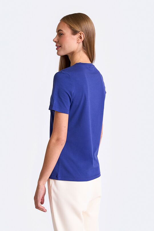 Cotton short sleeve T-shirt 2 | BLUE | Audimas