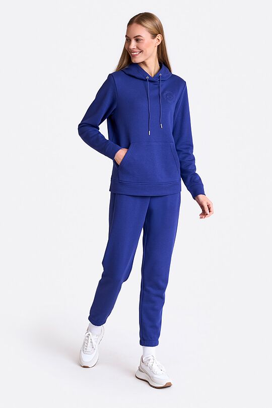 Cotton French terry sweatpants with Modal 1 | BLUE | Audimas