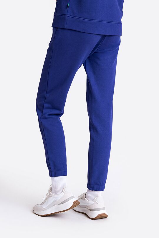 Cotton French terry sweatpants with Modal 3 | BLUE | Audimas