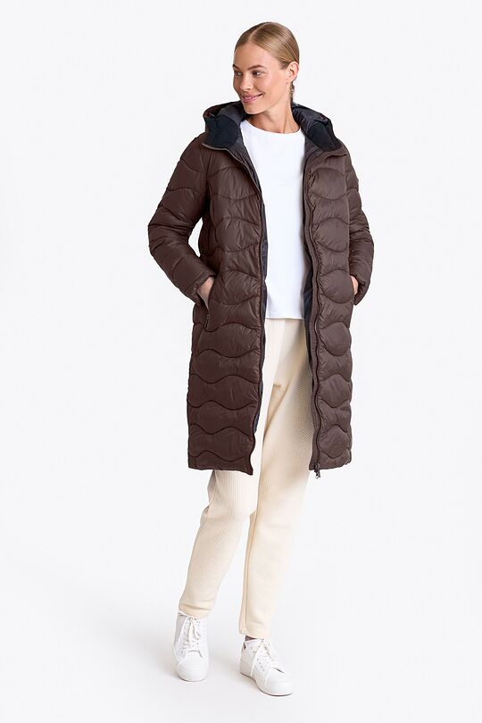 Coat with synthetic insulation 7 | BROWN | Audimas