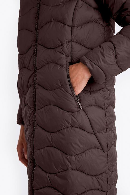 Coat with synthetic insulation 6 | BROWN | Audimas