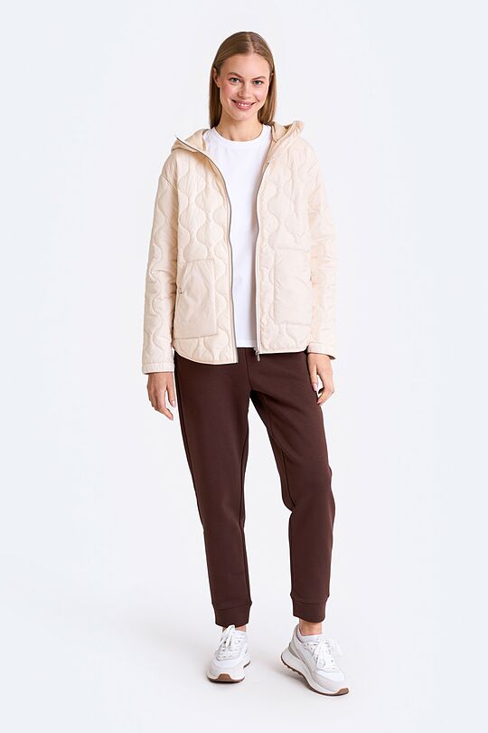 Short quilted transitional jacket 5 | Cream | Audimas