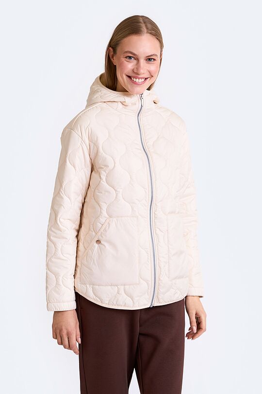 Short quilted transitional jacket 4 | Cream | Audimas