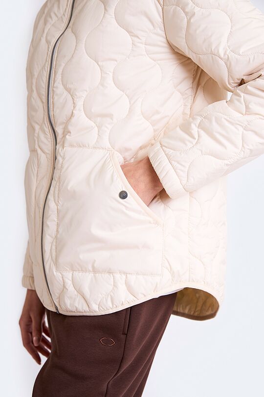 Short quilted transitional jacket 6 | Cream | Audimas