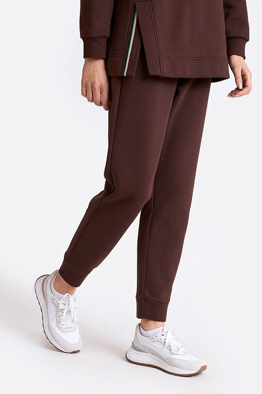 Cotton fleece sweatpants 2 | BROWN | Audimas