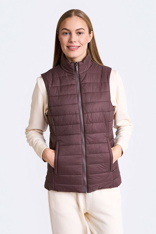 Light vest with Thermore insulation 1 | BROWN | Audimas