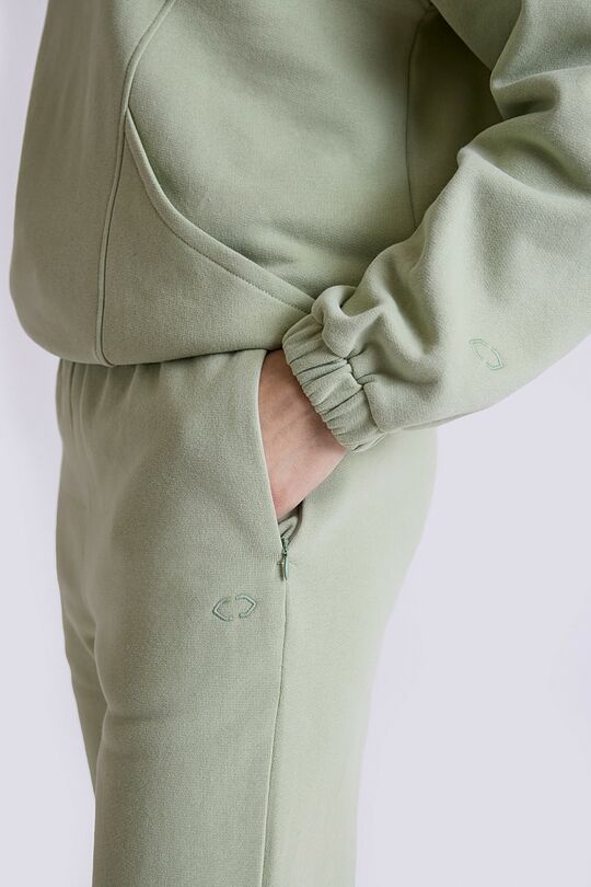 Cotton fleece sweatpants 4 | GREEN | Audimas