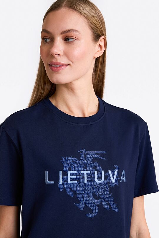 National collection cotton T-shirt LIETUVA 4 | BLUE | Audimas