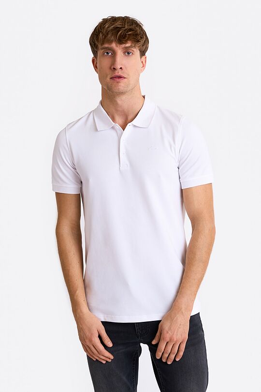 Pique polo shirt 1 | WHITE | Audimas