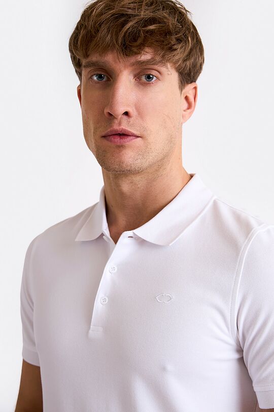 Pique polo shirt 3 | WHITE | Audimas