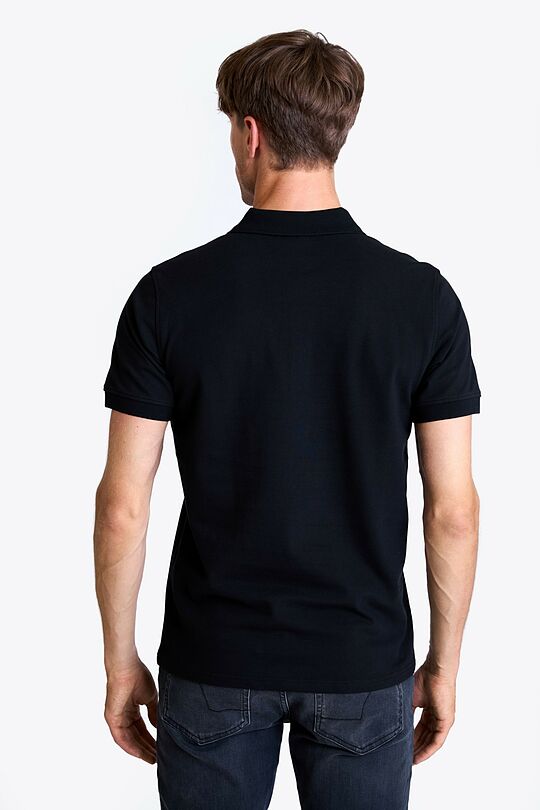 Pique polo shirt 2 | BLACK | Audimas