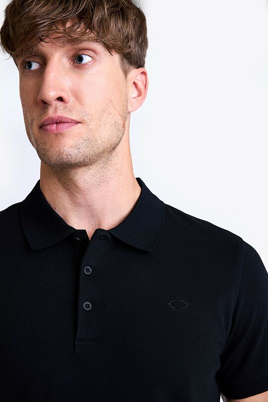 Pique polo shirt 3 | BLACK | Audimas