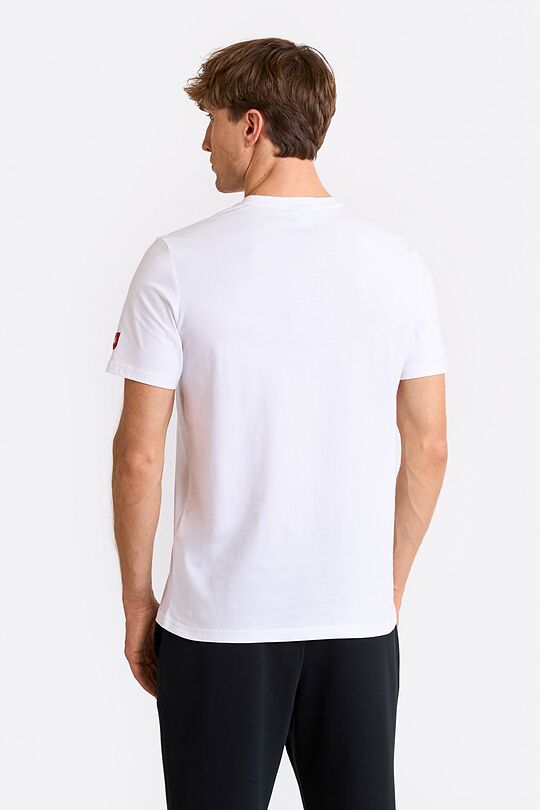 Short sleeves cotton T-shirt the mystery of the deep 2 | WHITE | Audimas