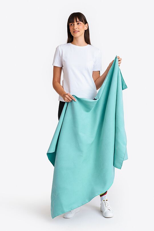 Microfiber towel 90x150 cm 1 | AQUA GREEN 1 | Audimas