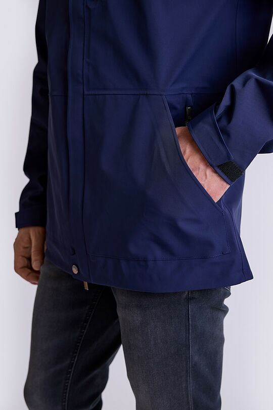 Light water repellent parka jacket with membrane 4 | BLUE | Audimas