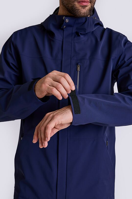 Light water repellent parka jacket with membrane 5 | BLUE | Audimas