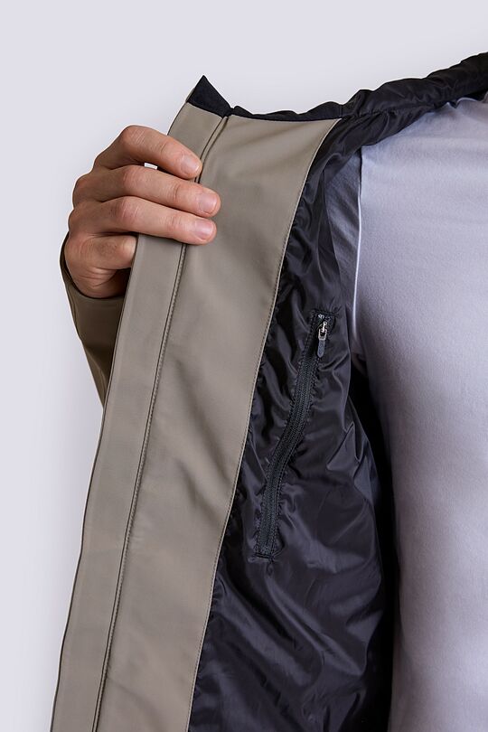 Light water repellent parka jacket with membrane 5 | CHAKI | Audimas