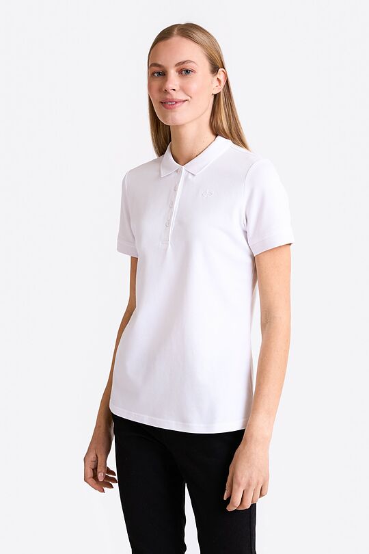 Pique polo shirt 1 | WHITE | Audimas