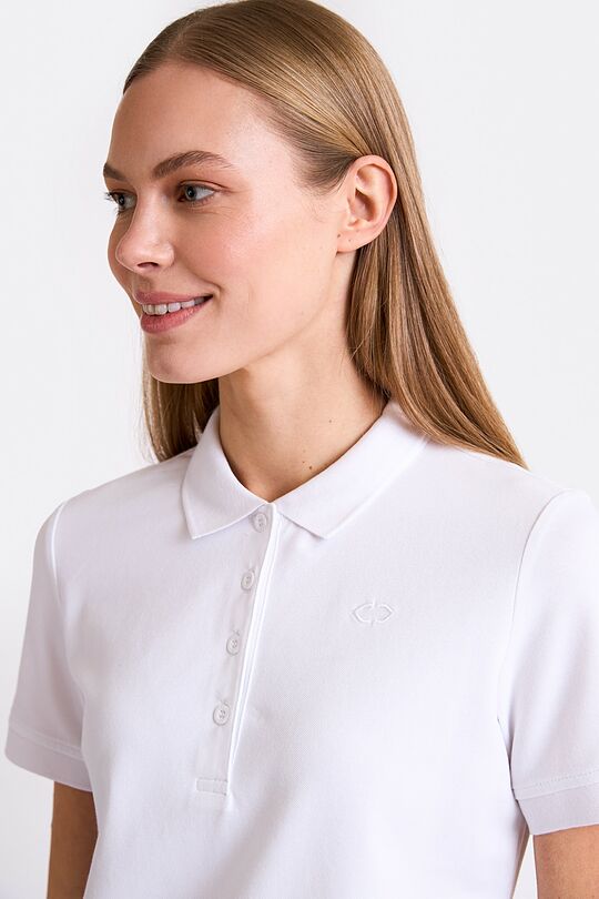 Pique polo shirt 3 | WHITE | Audimas