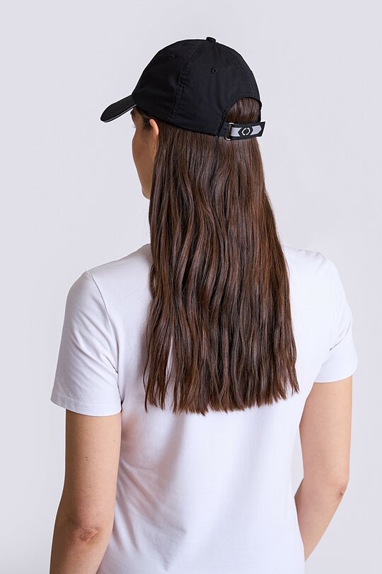 Cap made of lightweight POPLIN cotton 4 | BLACK | Audimas