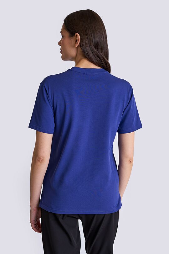 Relaxed fit cotton T-shirt 2 | BLUE | Audimas