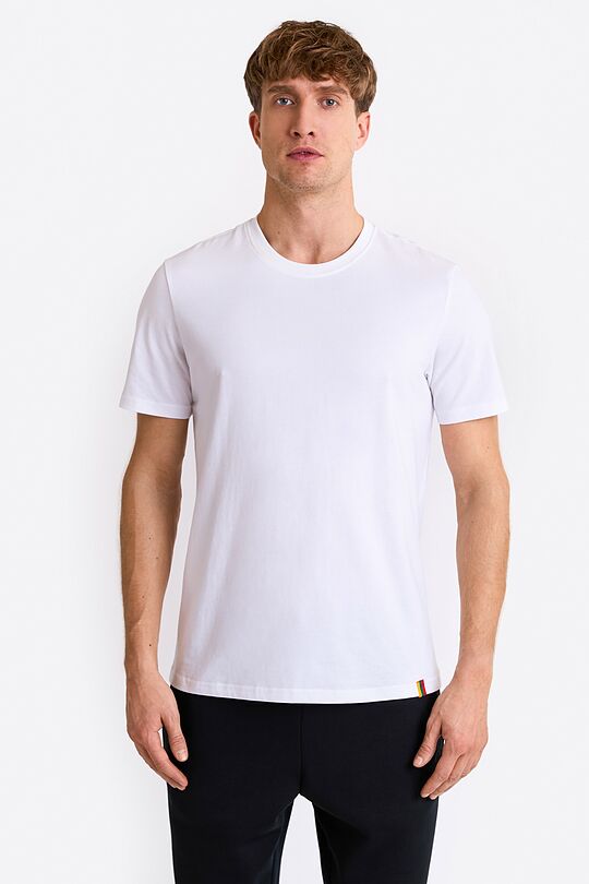 Short sleeves cotton T-shirt 3 Million 2 | WHITE | Audimas