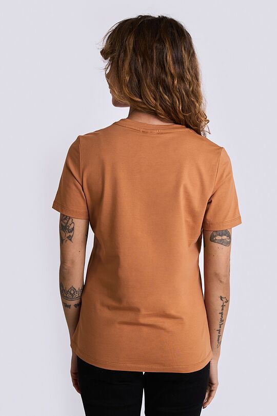 Cotton short sleeve T-shirt 2 | ORANGE | Audimas