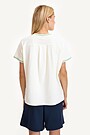 Mock neck short sleeve top 2 | Cream | Audimas