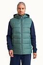 Down vest with detachable hood 1 | GREEN | Audimas