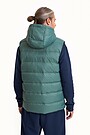 Down vest with detachable hood 2 | GREEN | Audimas