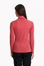 Merino wool roll neck long sleeve top 3 | RED | Audimas