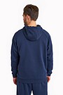 Organic cotton fleece hoodie 2 | BLUE | Audimas