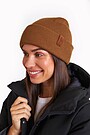 Merino fisherman beanie 1 | BROWN | Audimas