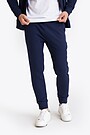 Stretch cotton slim fit sweatpants 2 | BLUE | Audimas