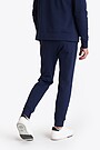 Stretch cotton slim fit sweatpants 3 | BLUE | Audimas