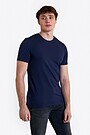 Short sleeves cotton T-shirt set 4 | BLUE | Audimas