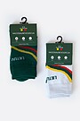 National collection long cotton socks set 1 | GREEN | Audimas