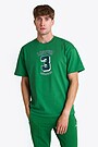 Unisex short sleeved cotton T-shirt 1 | GREEN | Audimas