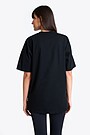 Unisex short sleeved cotton T-shirt 4 | BLACK | Audimas