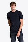 Short sleeve cotton T-shirt 1 | BLACK | Audimas