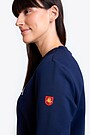 National collection embroidered sweatshirt 4 | BLUE | Audimas