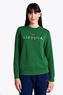 National collection embroidered sweatshirt 1 | GREEN | Audimas