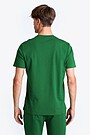 National collection embroidered cotton T-shirt 2 | GREEN | Audimas