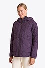 Short quilted transitional jacket 1 | PURPLE | Audimas