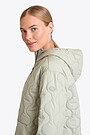 Short quilted transitional jacket 3 | GREEN | Audimas