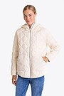 Short quilted transitional jacket 1 | BROWN | Audimas